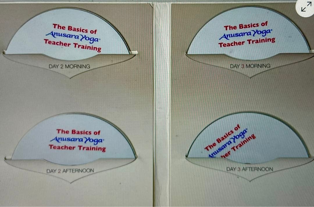 アヌサラヨガDVDセット。自宅ヨガに最適