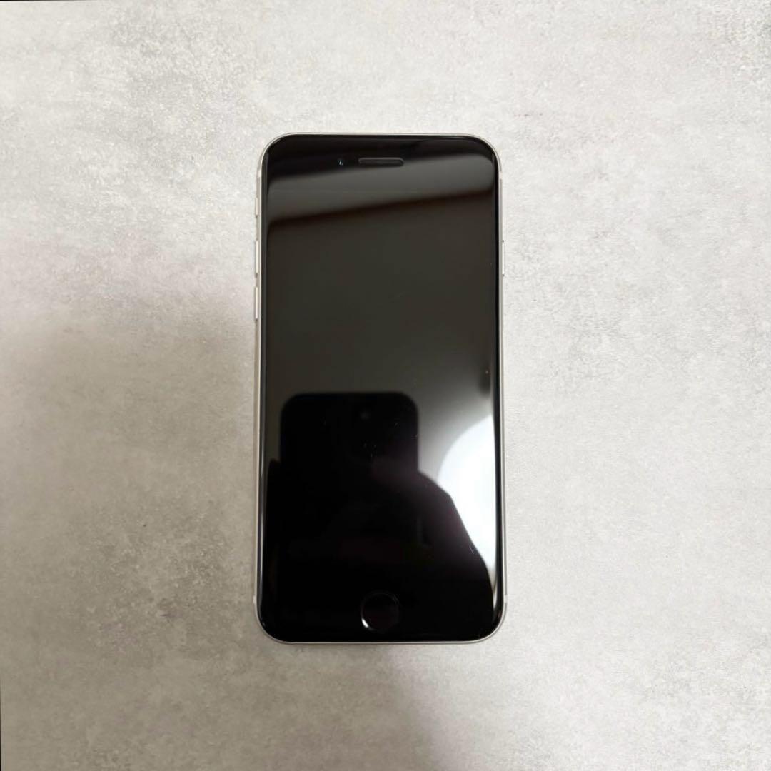 美品 iPhone SE 第3世代 64GB ホワイト バッテリ100% 289