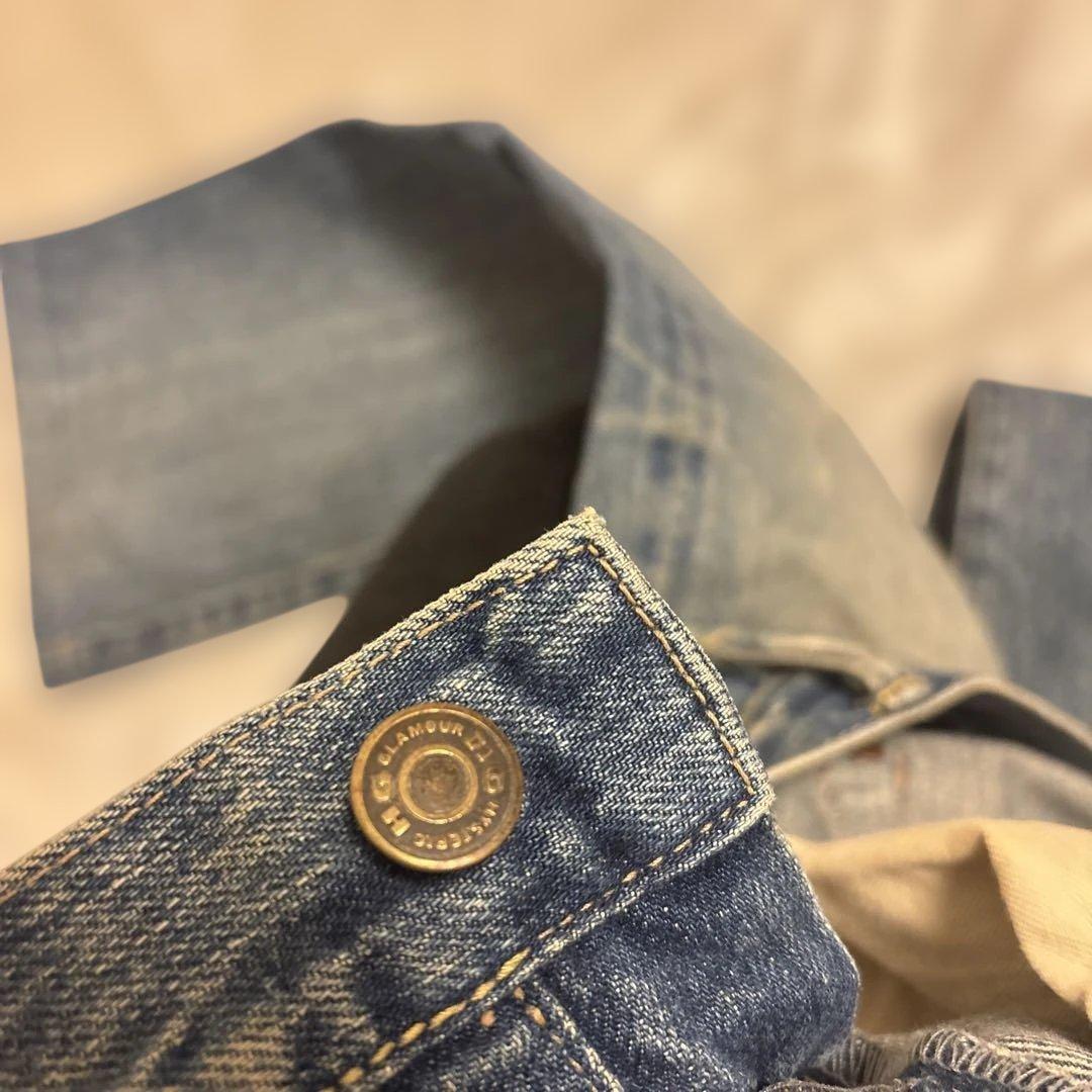 ヒステリックグラマー　刺繍　ローライズ　フレアデニム　00's 希少