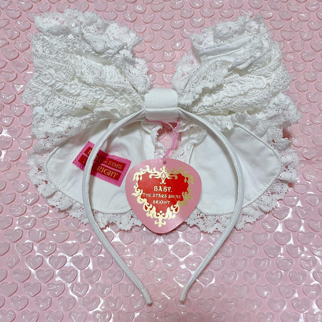 BABY Romantic Dream Rose カチューシャ オフ白