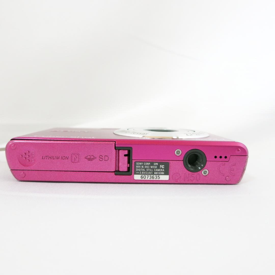Sony Cyber-shot DSC-W550デジタルカメラ ピンク