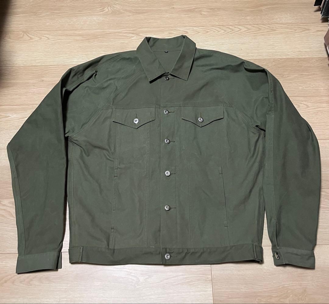 試着のみ laid back テント トラッカージャケット XL