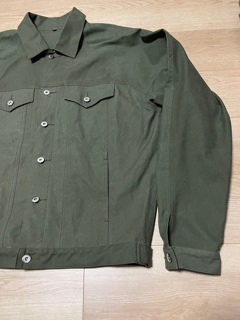 試着のみ laid back テント トラッカージャケット XL