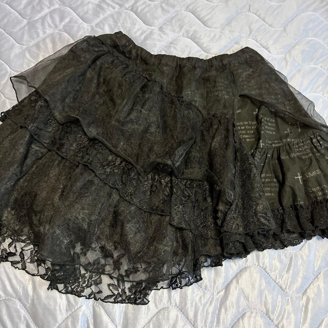 h.naoto ミニスカート　Tシャツセット　ゴスロリ