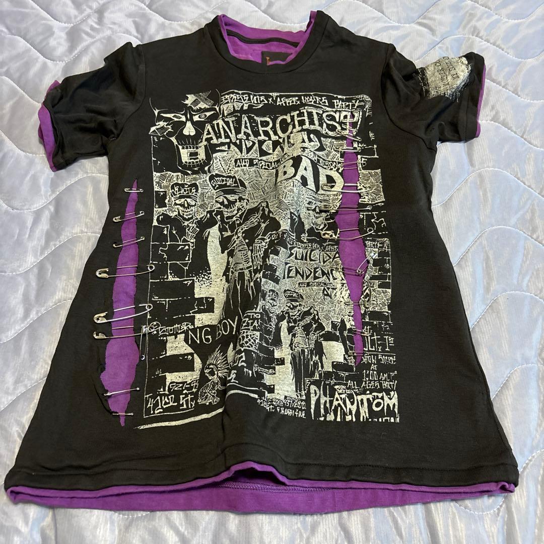 h.naoto ミニスカート　Tシャツセット　ゴスロリ