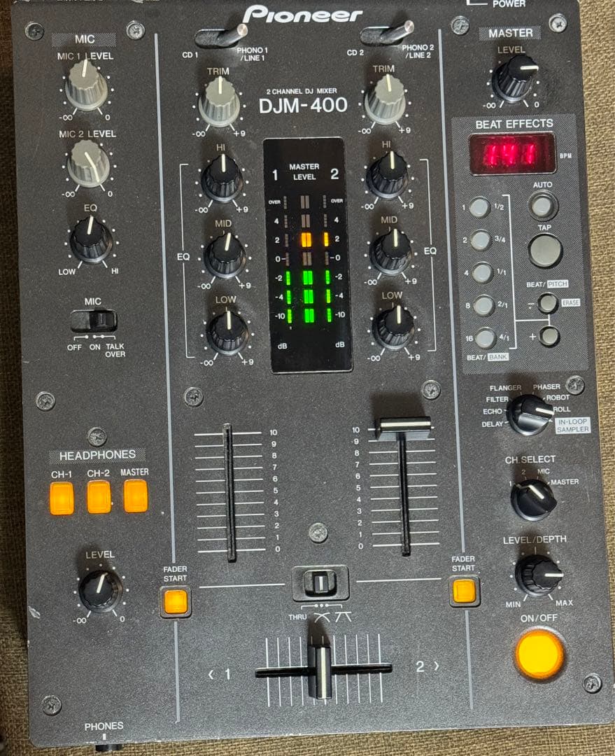 Pioneer DJM-400 ミキサー 2channel DJ mixer
