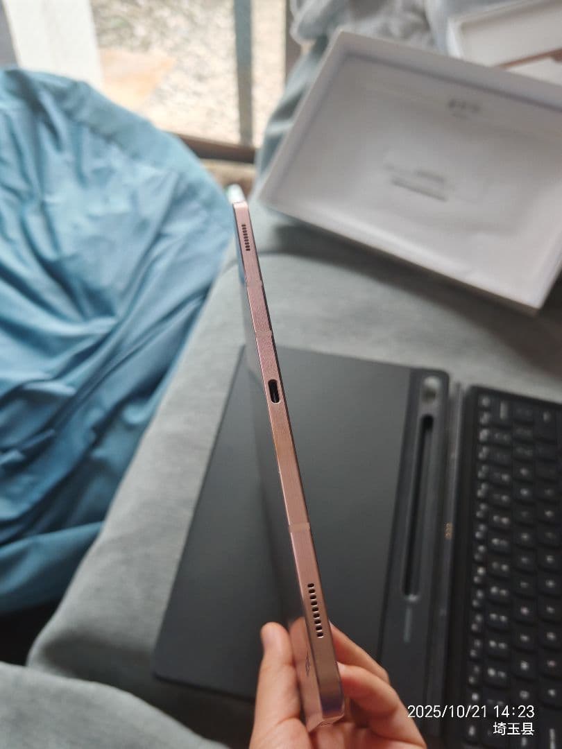 Galaxy Tab S7+ 5G 8gb+256GB ピンク キーボードカバー