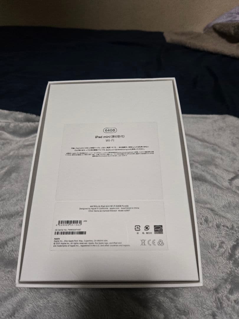 Apple iPad mini第6世代　パープル