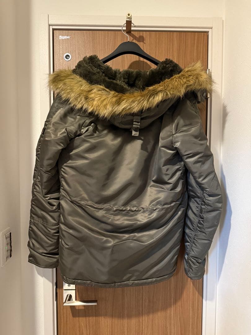 【美品】アルファインダストリーズ　N-3bフライトジャケットM ミリタリー