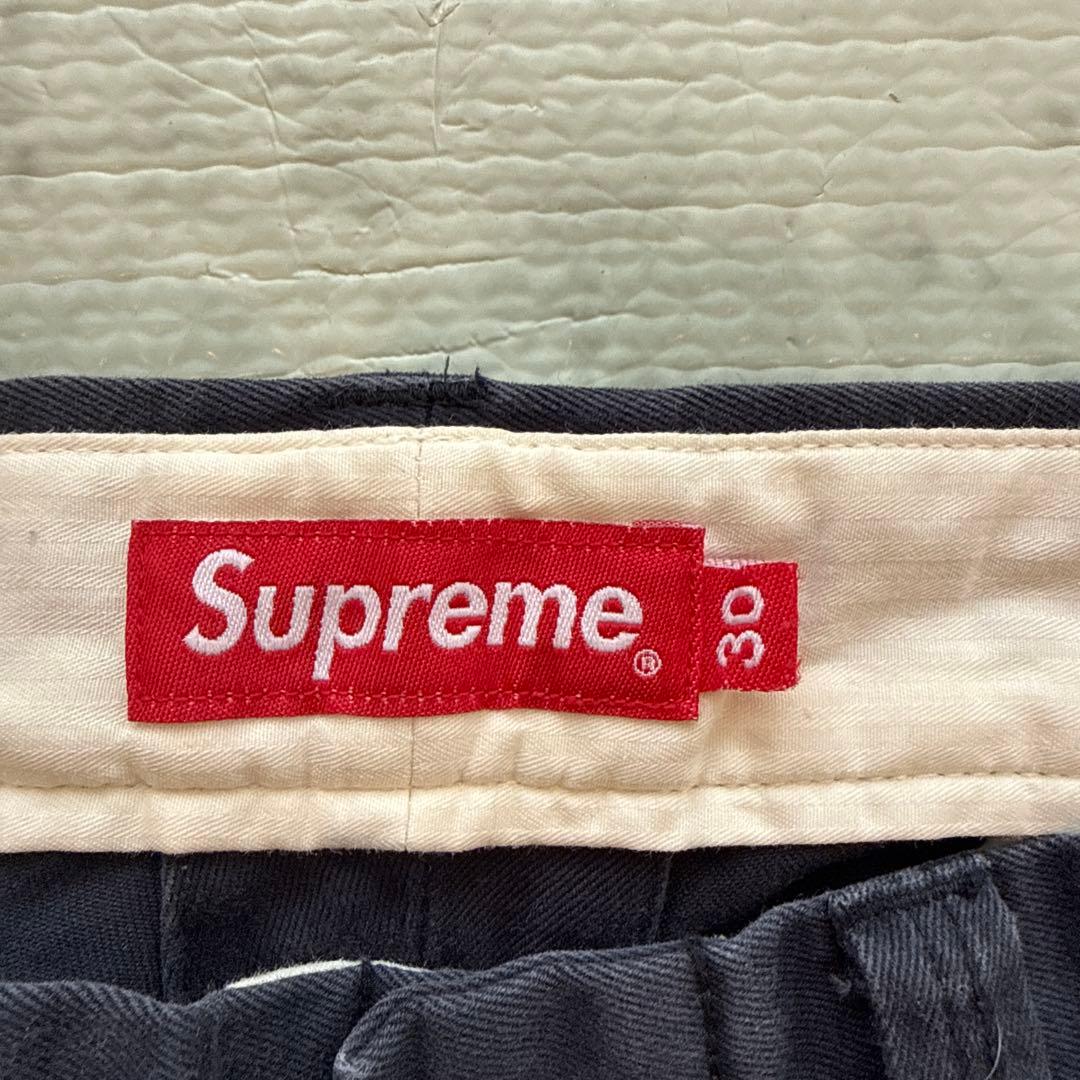 Supreme pin up chino pant チノパン ネイビー 30