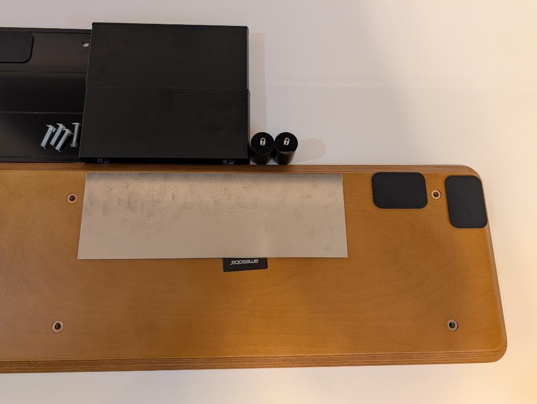 amesoba 木製 モニタースタンド 卓上 デスクシェルフ