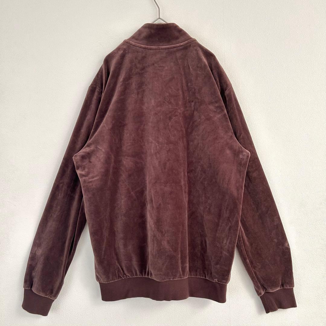 【人気カラー】PUMA セットアップ　ベロア　ロゴ刺繍　ブラウン　美品