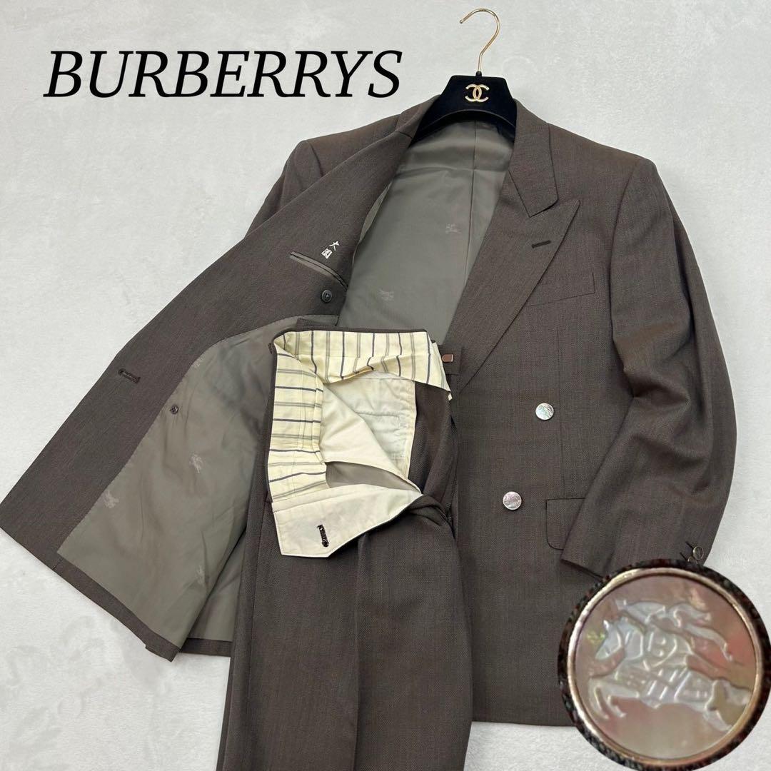 G99 美品 M バーバリー プレステージコレクション スーツ上下 メンズ