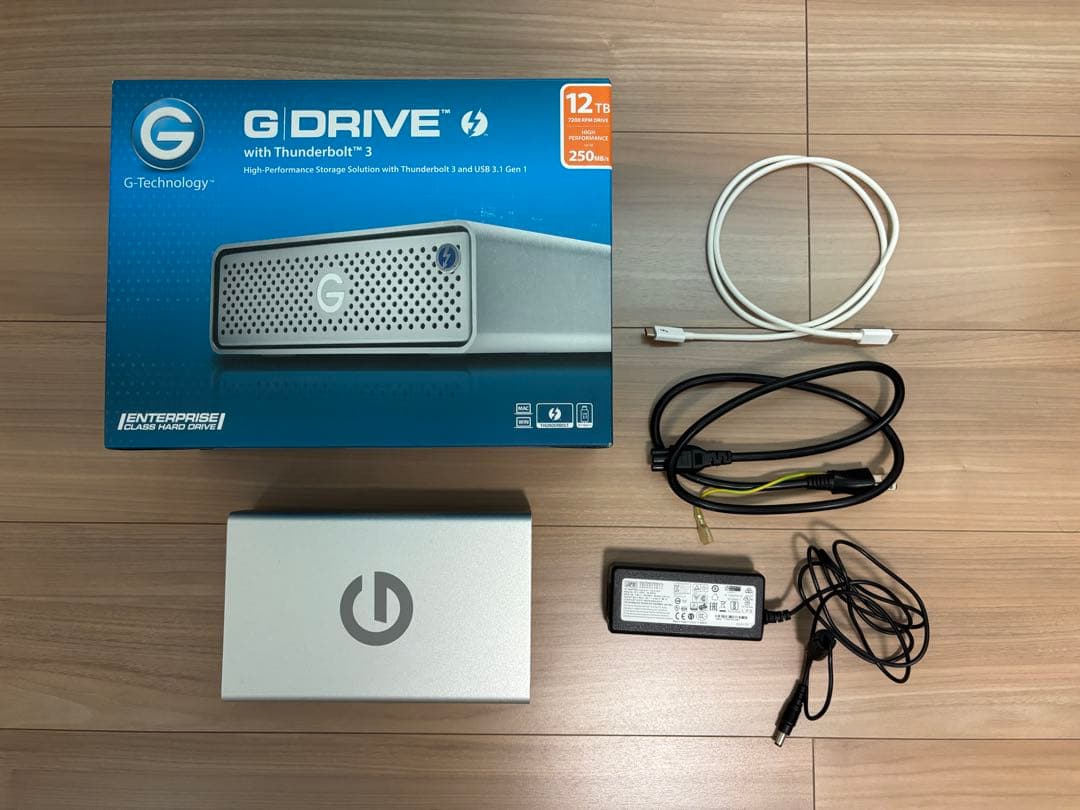 G-DRIVE 12TB Thunderbolt 3 外付けHDD