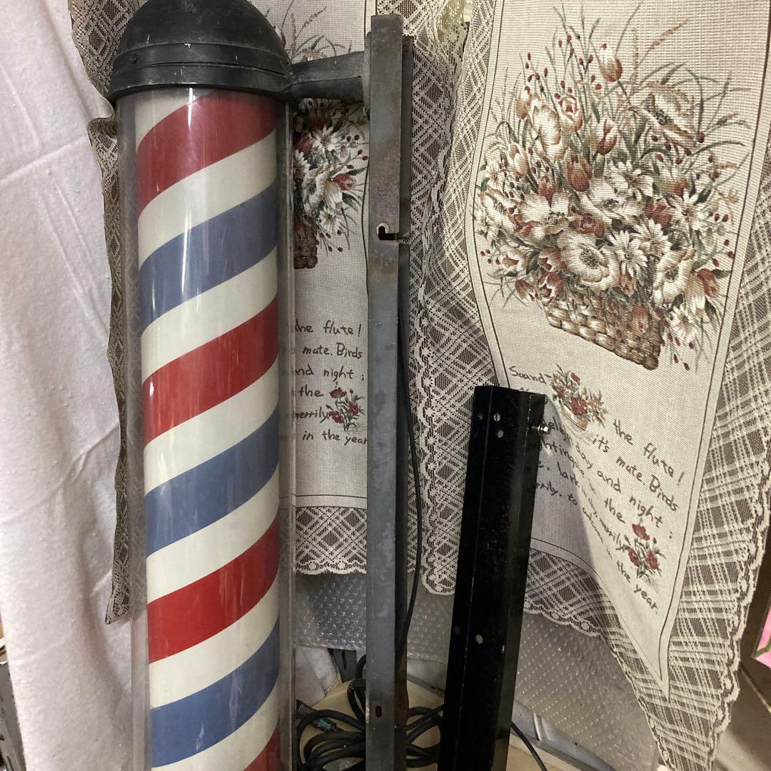 理容 床屋 サインポール 大阪サイン（株） OSB-8155 取付金具付き