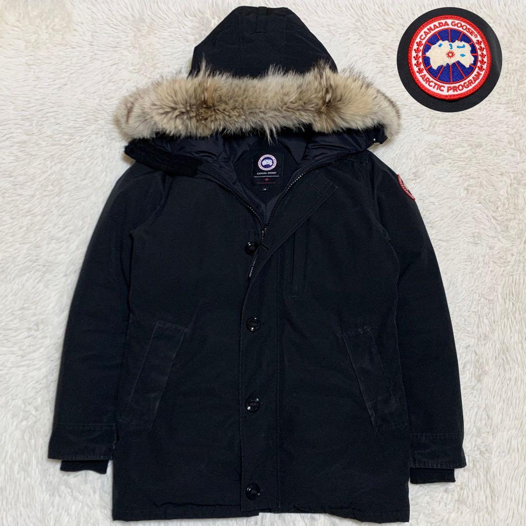 【希少サイズ】カナダグース ジャスパー 3438JM コヨーテファー 黒 L