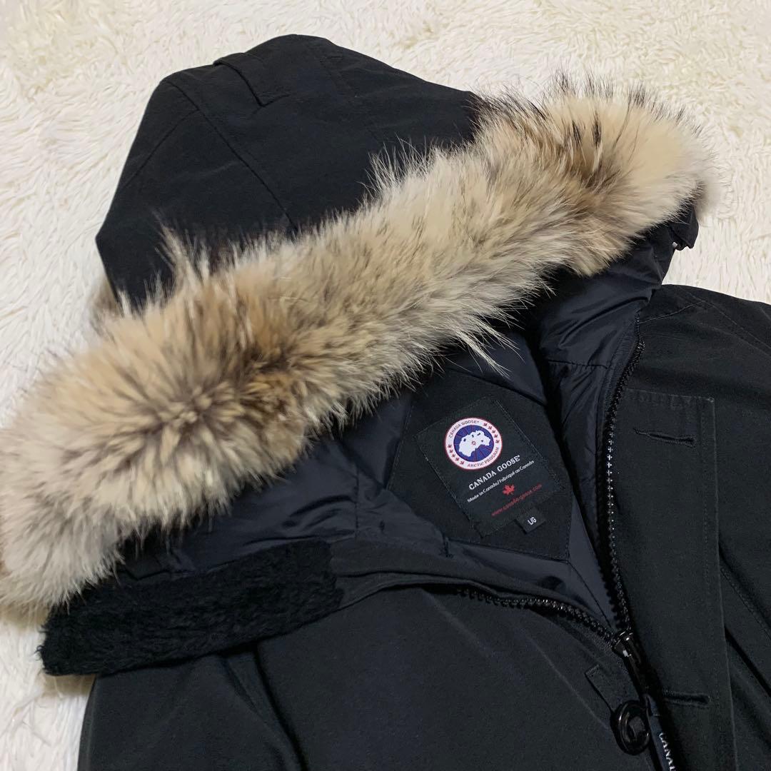 【希少サイズ】カナダグース ジャスパー 3438JM コヨーテファー 黒 L