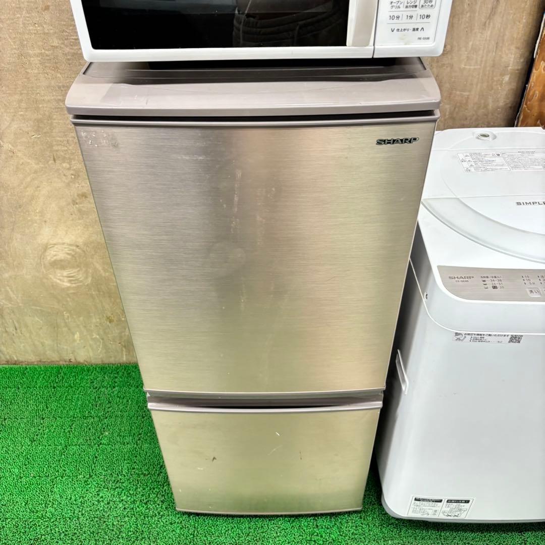 581 SHARP 冷蔵庫　洗濯機　オーブンレンジ　セット　小型　一人暮らし