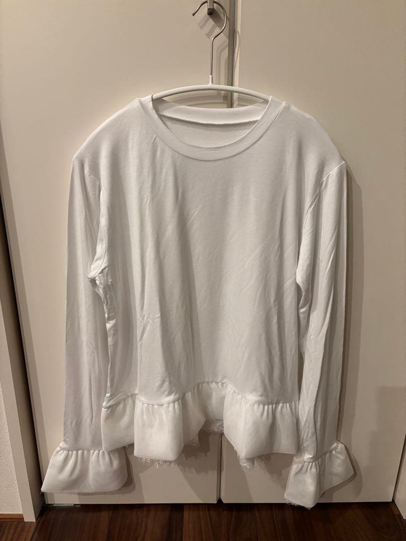 トップス gypsohila Match Long Tee Short White