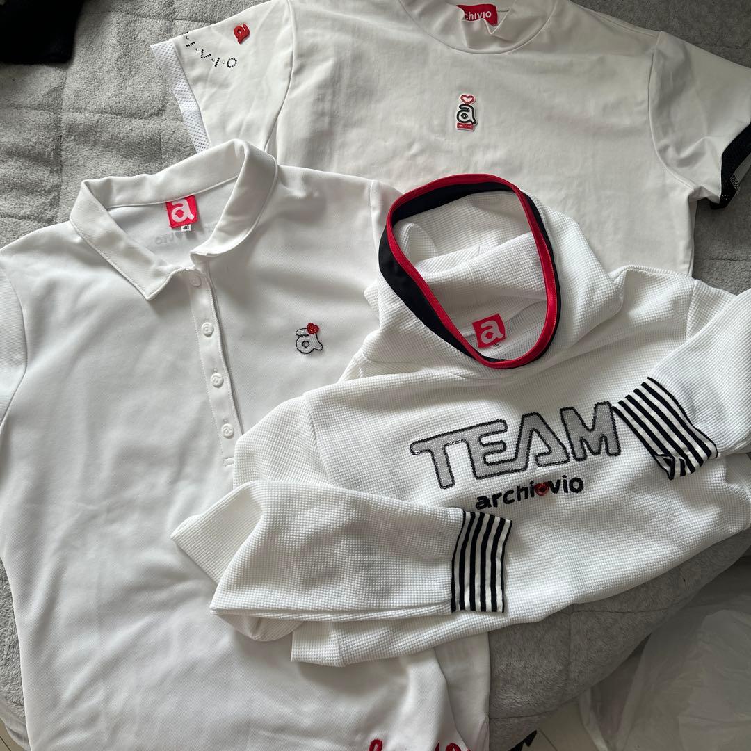 archivio ホワイト ポロシャツ セット