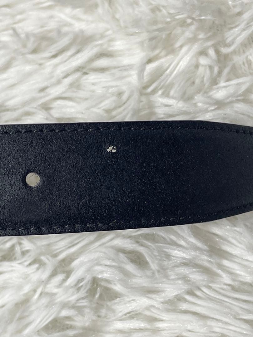 美品　CELINE セリーヌ ゴールドバックル 本革　レザーベルト ブラック