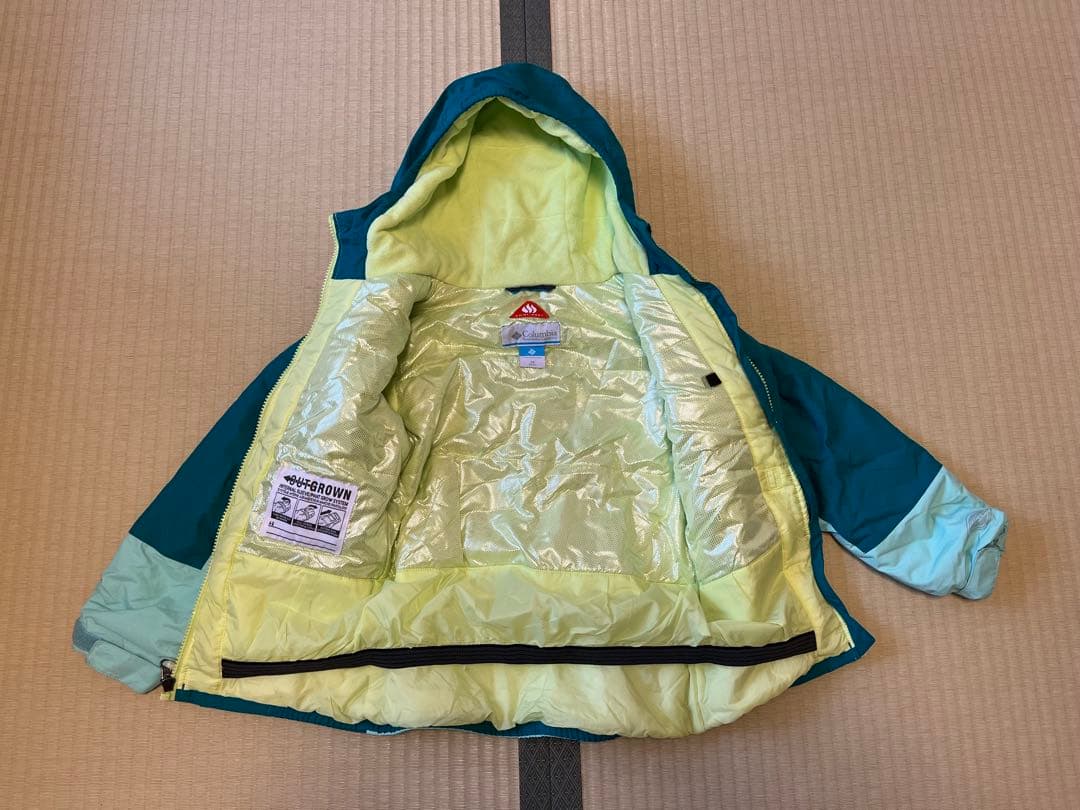 キッズ120cm スキーウェアセット（ジャケット、パンツ、ソックス）