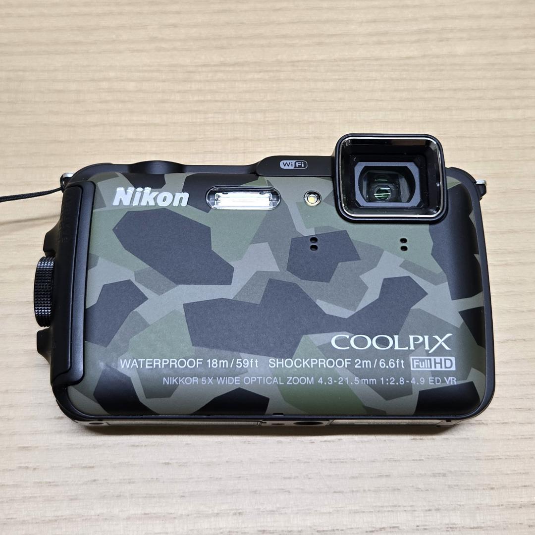 Nikon COOLPIX AW120 防水コンパクトデジカメ レア 迷彩柄
