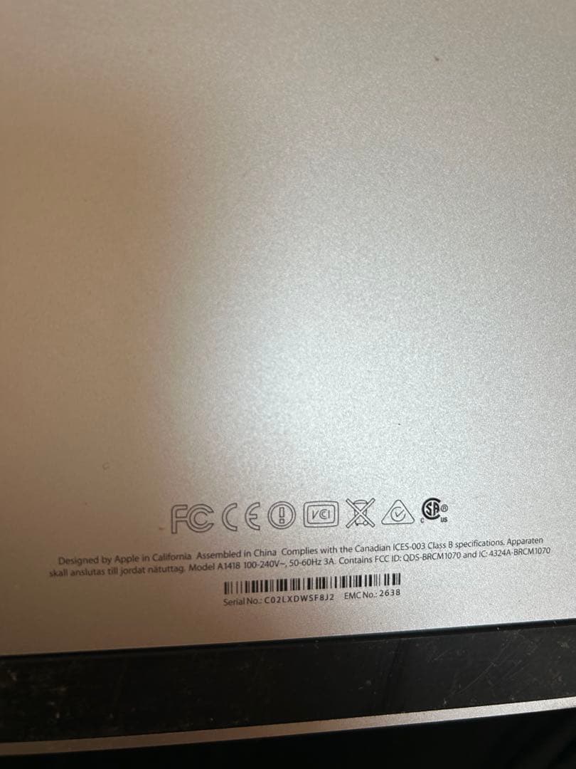 Macデスクトップ Apple iMac A1418