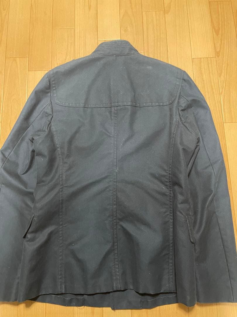 グッチ　ネイビー　ミリタリージャケット　サイズ46