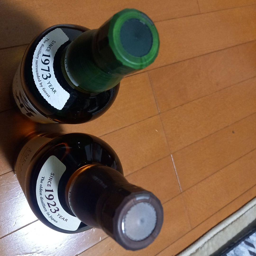 サントリー 山崎 シングルモルト ウイスキー 43度 700ml　白州２本セット