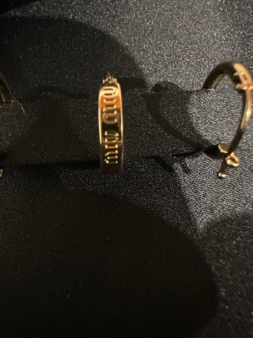 miumiu ピアス　3点セット