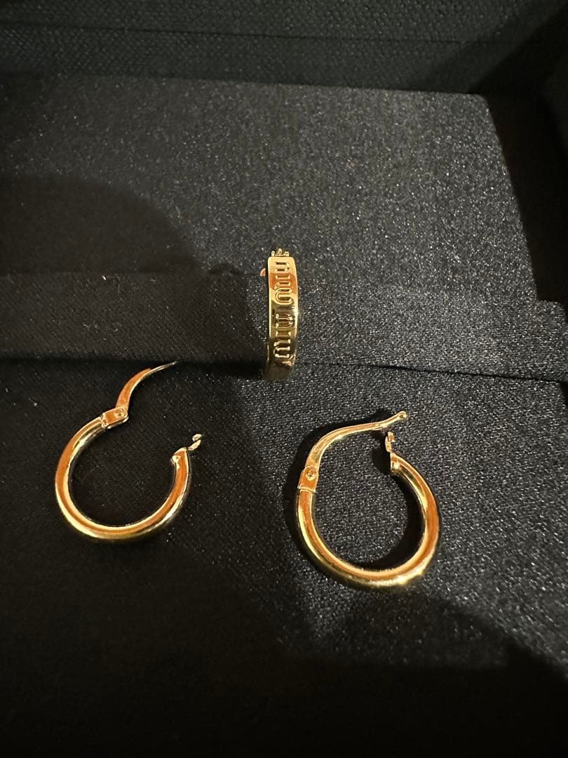 miumiu ピアス　3点セット