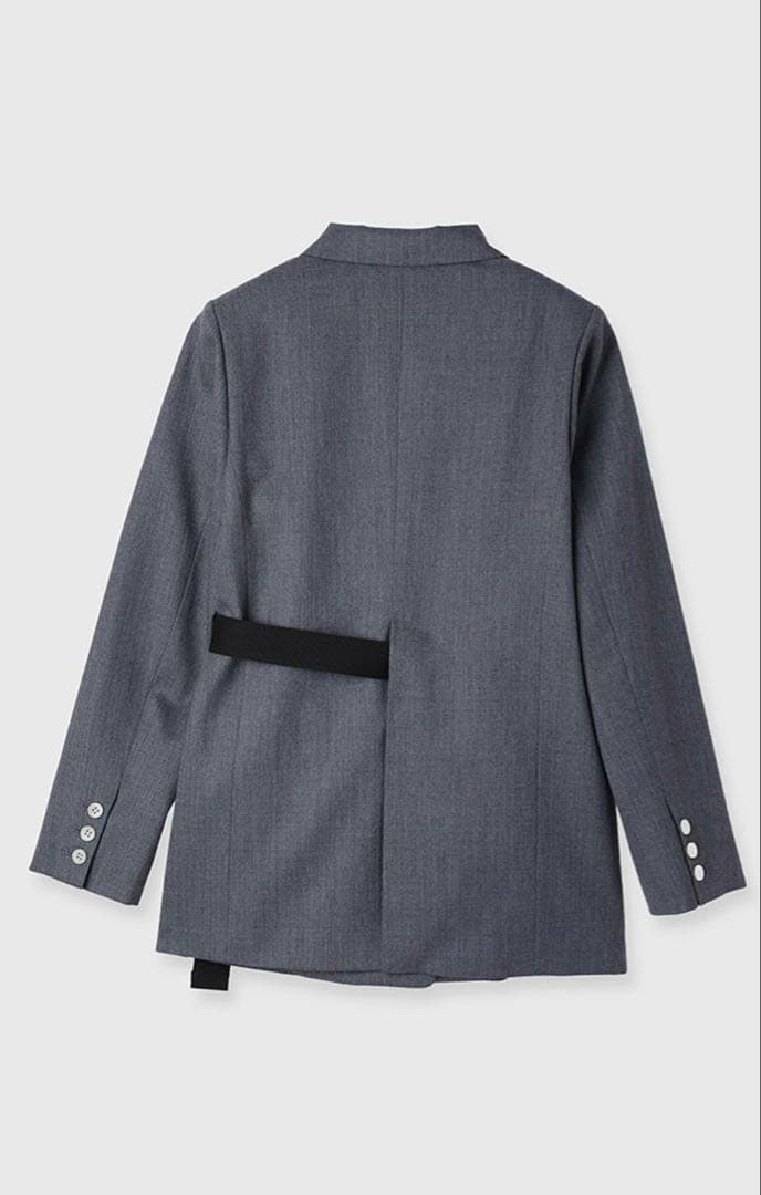 anuans スプリングウールダブルジャケット