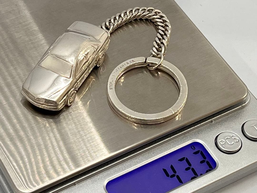 c074 希少　ティファニー　MITSUBISHI SIGMA キーホルダー