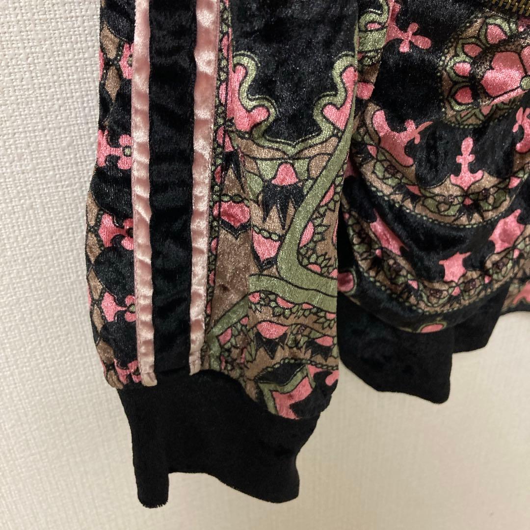 シェアースピリットshare spirit ベロアブルゾン