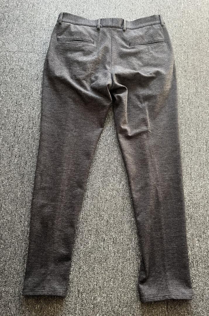 giabs ジャブス マサッチョ 永久クリース ヘリンボーン ジャージー パンツ