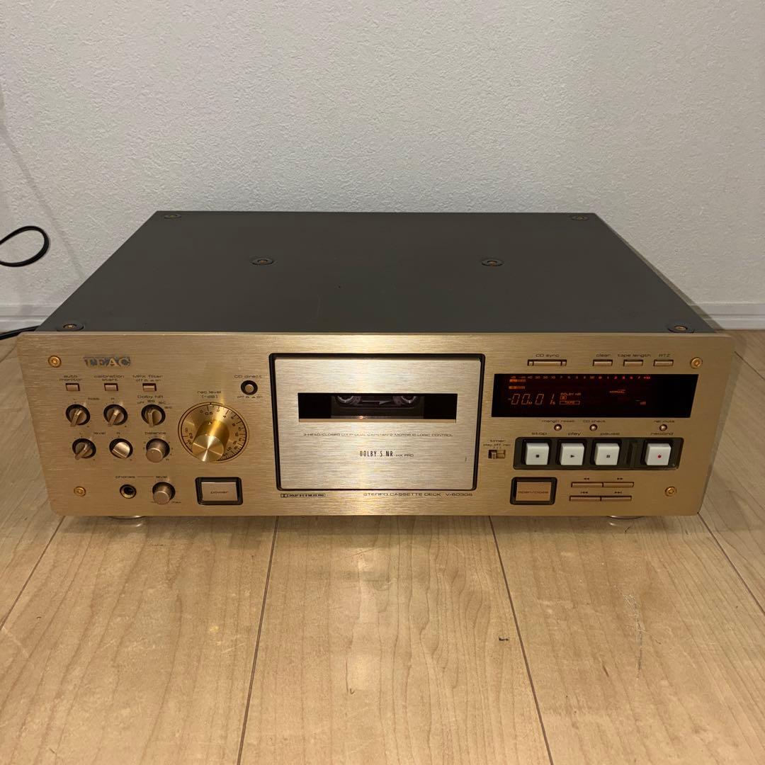 TEAC カセットデッキ V-6030S（ジャンク品）