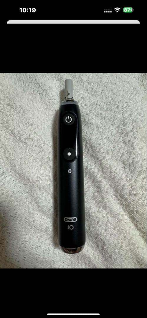 最終値ブラウンオーラルB電動歯ブラシiO9 ブラック新しいバッテリー付き_要交換