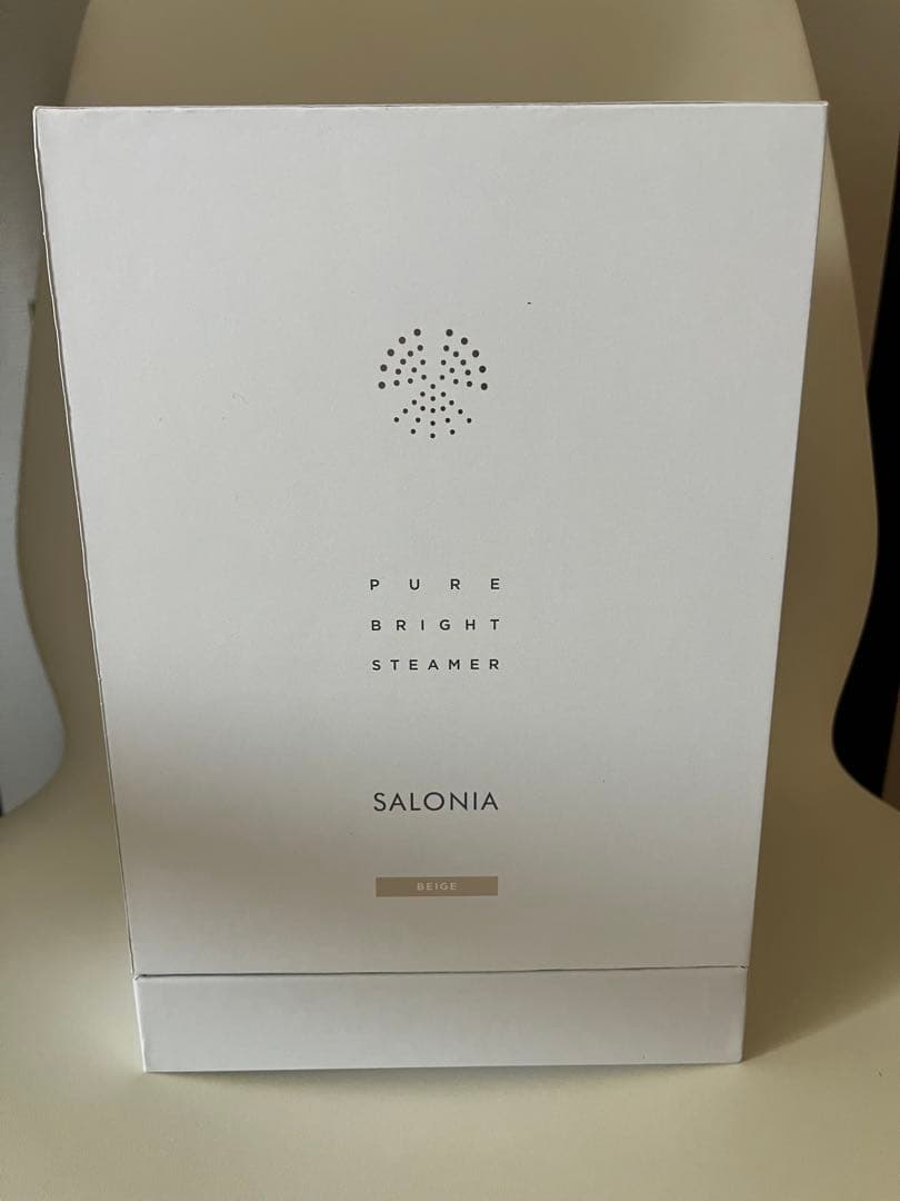 SALONIA ピュアブライトスチーマー ベージュ