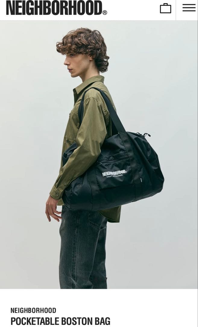 NEIGHBORHOODボストンバッグ