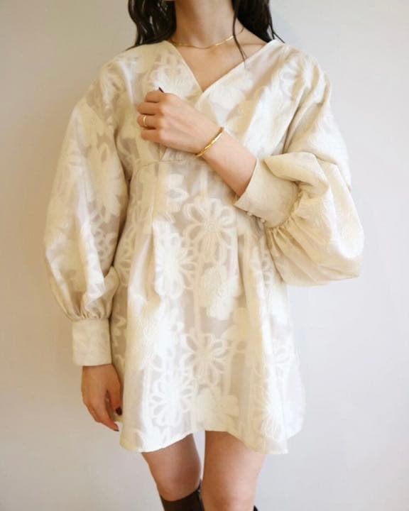 スカート jacquard mini dress