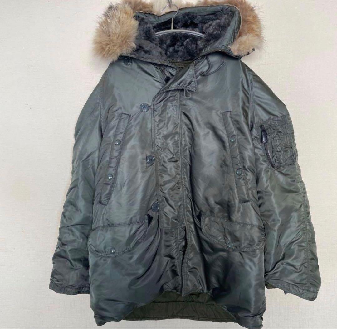 64年製　N-3B フライトジャケット　USAF 軍物　60s ミリタリー