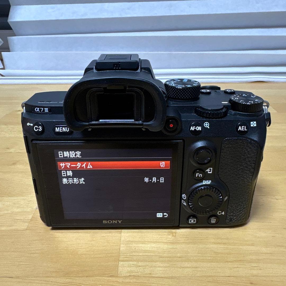 SONY α7ⅲ ボディ シャッター回数1122回