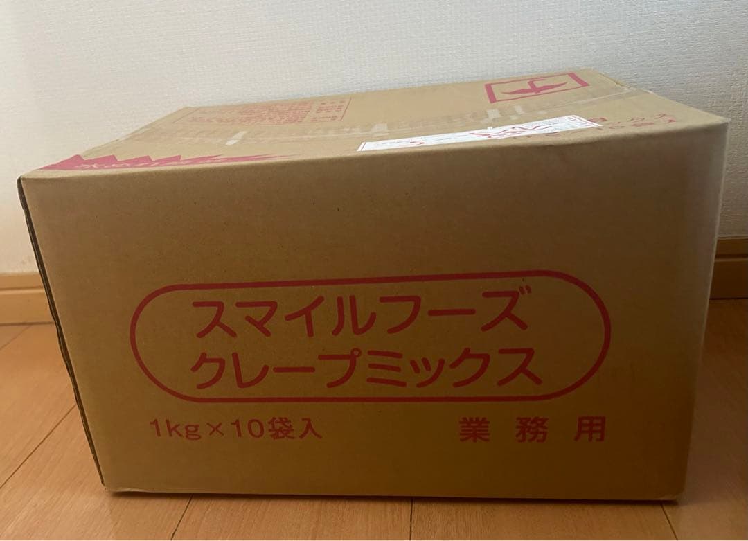 【水だけ簡単！】クレープミックス粉 1kg×10袋