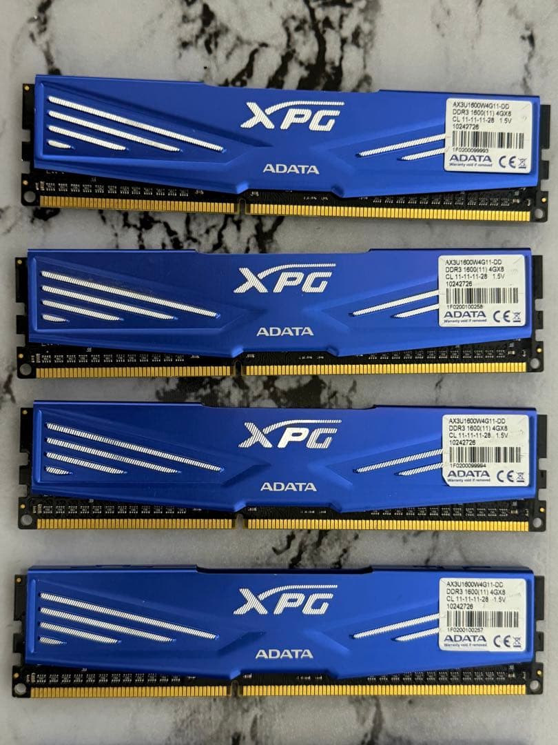 (動作未確認) DDR3メモリ 16GB ADATA