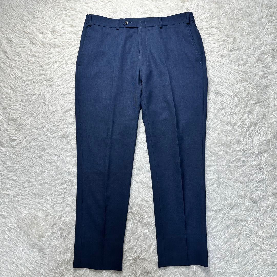 極美品 スーツセレクト 4S スリーピース ネイビー 洗濯可 セットアップAB4