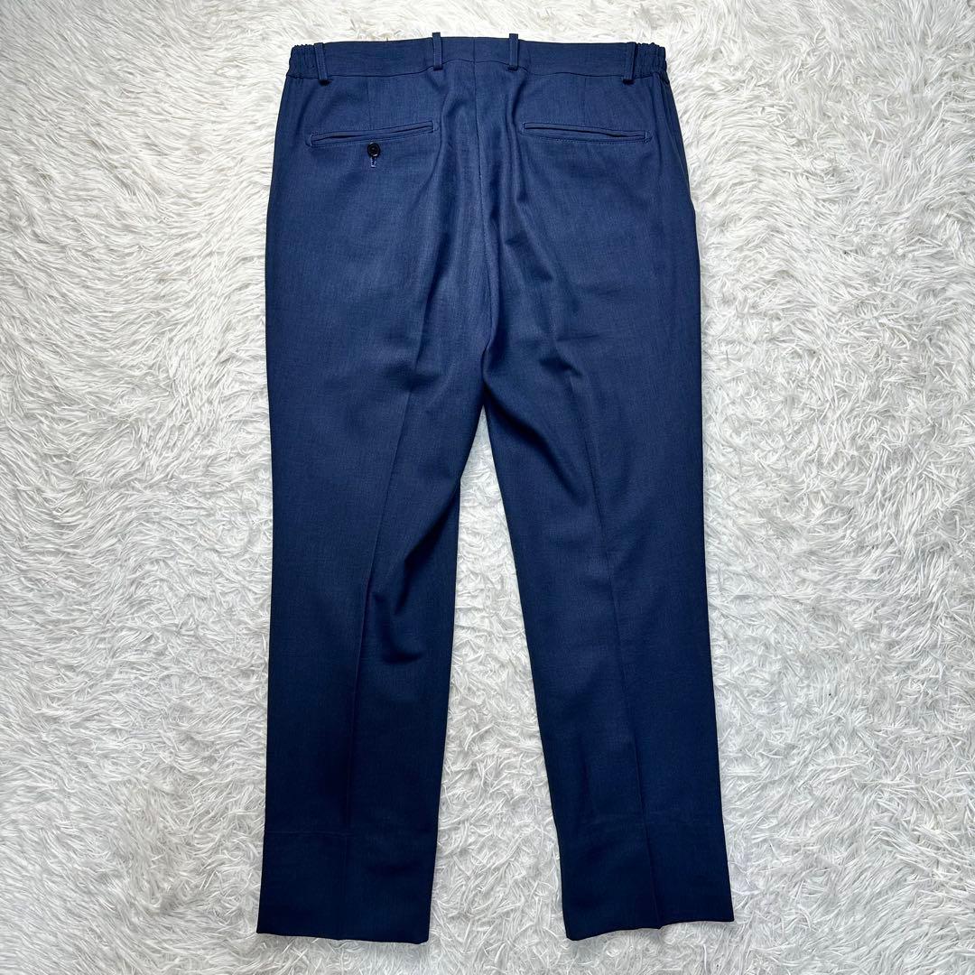 極美品 スーツセレクト 4S スリーピース ネイビー 洗濯可 セットアップAB4