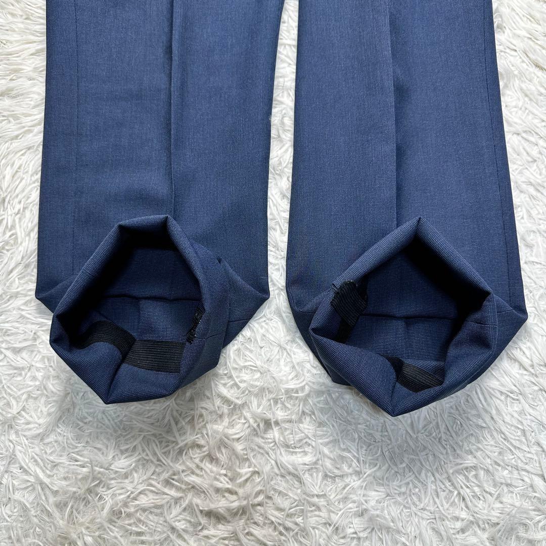 極美品 スーツセレクト 4S スリーピース ネイビー 洗濯可 セットアップAB4