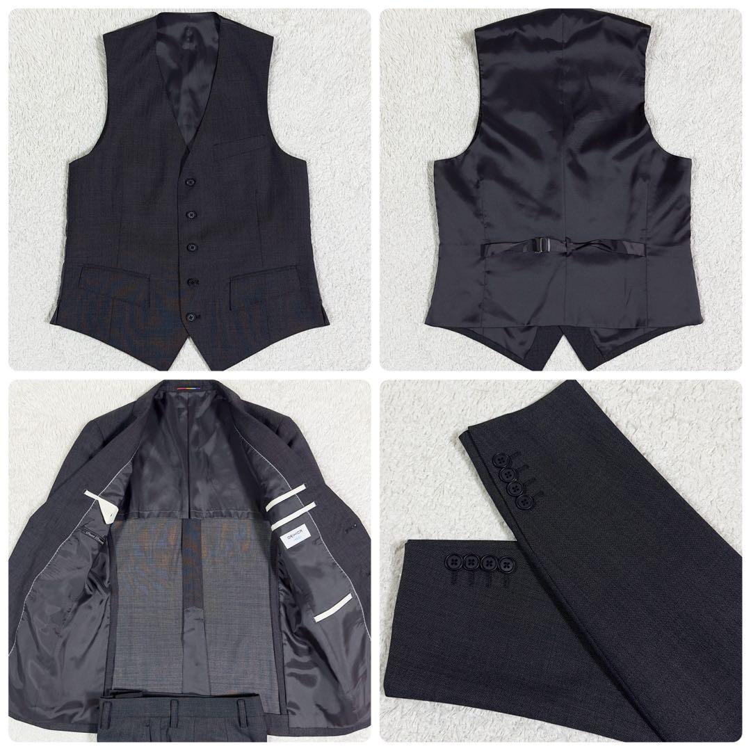 極美品✨オリヒカ スーツ スリーピース セットアップ スマート10マンス グレー