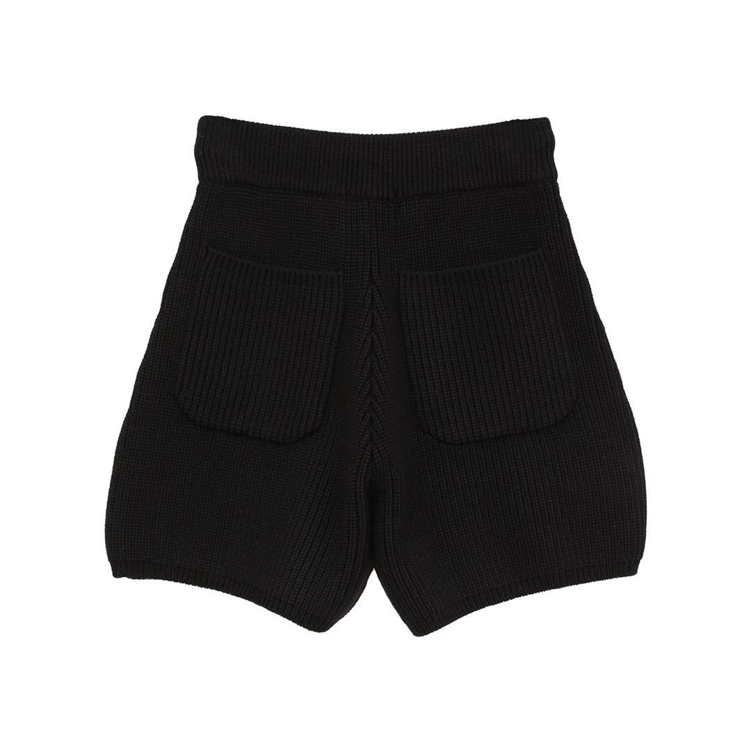新品　CLANE KNIT SHORT PANTS BLACK②